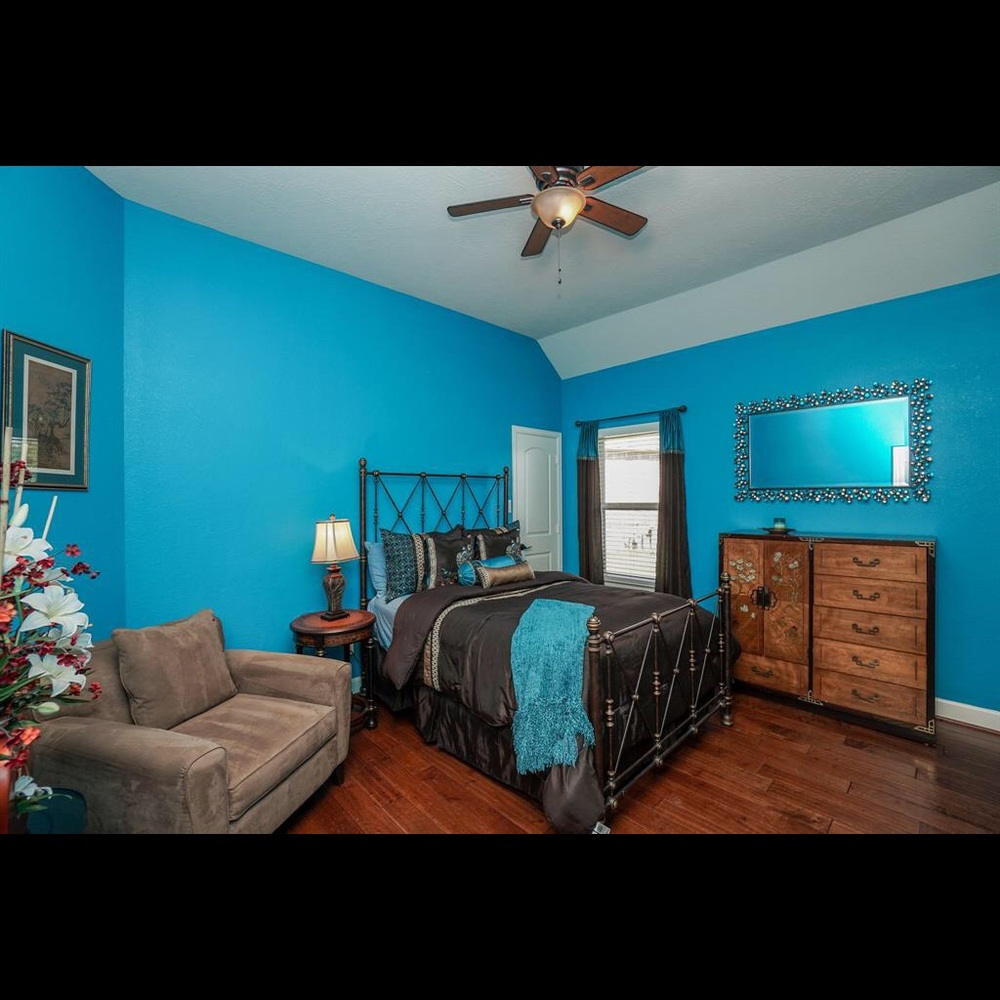 Bedding with Decorating Pillows and Curtains